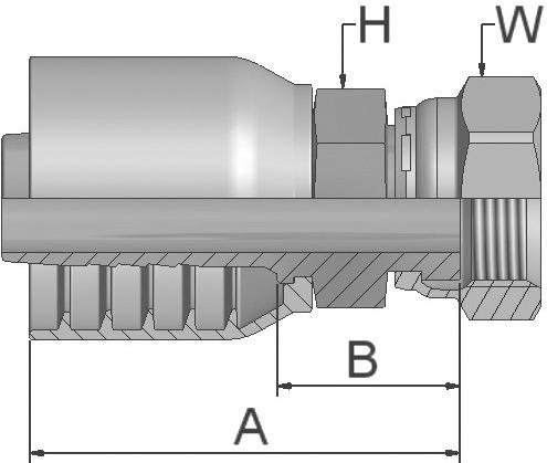 PARKER Parkrimp No-Skive-Armatur 1JC70