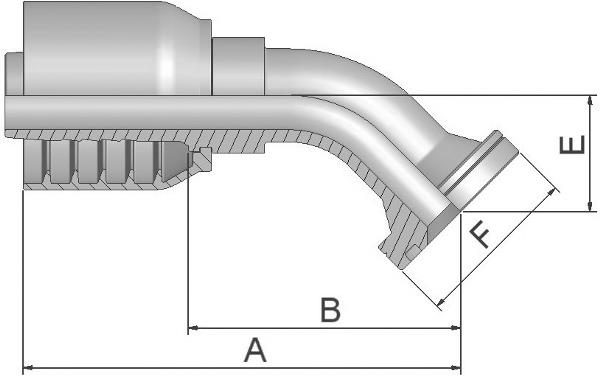 PARKER Parkrimp No-Skive-Armatur 16F70