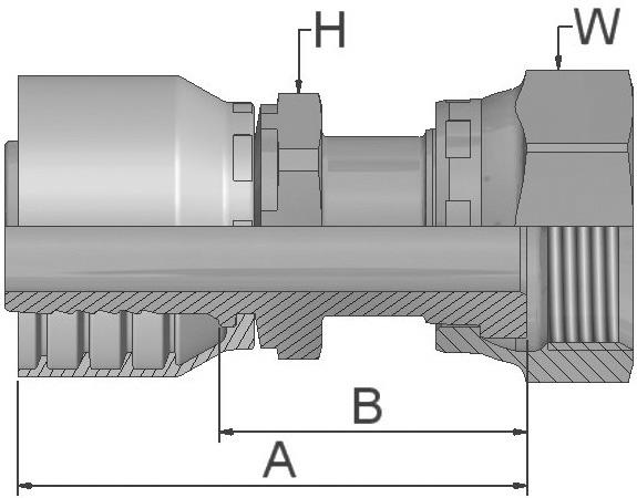 PARKER Parkrimp No-Skive-Armatur 1JS46