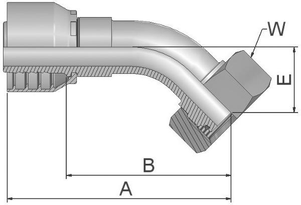 PARKER Parkrimp No-Skive-Armatur 1CE46