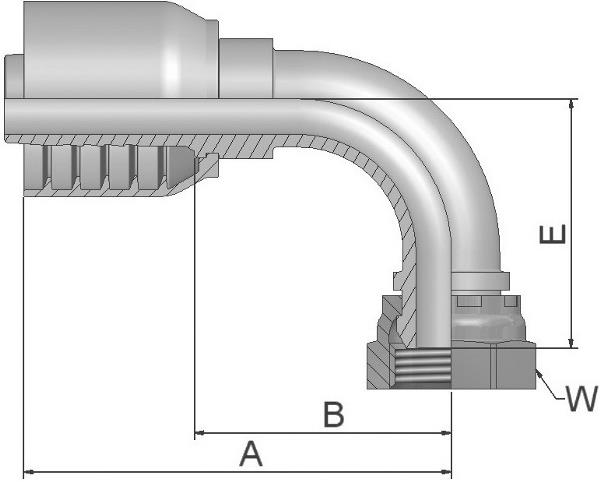 PARKER Parkrimp No-Skive-Armatur 1B273