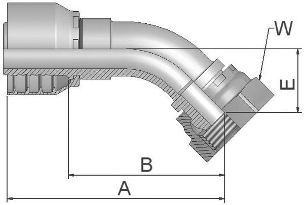 PARKER Parkrimp No-Skive-Armatur 1B148