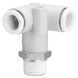 Male Delta Union 10-KQ2D (Sealant) , One-Touch Fitting