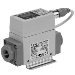 Digitaler Durchflussschalter für Druckluft, Serie PF2A PF2A710-F02-67N-M