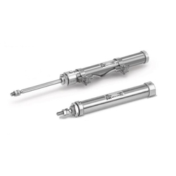 Air Cylinder, Non-Rotating Rod Type: Single Acting, Spring Return/Extend CJ2K Series