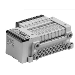 VQ1*0*, Serie 1000, 5 / 2-, 5 / 3-Wege-Elekromagnetventil, mit interner Verdrahtung, Flanschversion VQ1100N-51-Q