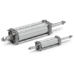 Luftzylinder der Serie CA2W, Standardtyp: Doppeltwirkend (Standard / Hitzebeständig)  CA2WT50-50Z
