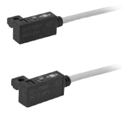 F79W / F7PW / J79W, 2-Farben-Anzeige, Elektronische Schalter, Schienenmontage, Eingegossene Kabel
