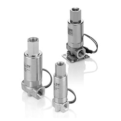 Kompaktes direktgesteuertes 3-Anschluss-Magnetventil für Wasser und Luft Serie VDW200 / 300