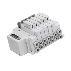 5-Anschluss-Magnetventil, steckbar Serie SY5000 / 7000 mit Restdruckablassventil