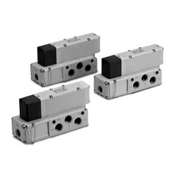 Magnetventil mit 5 Anschlüssen, Sockelmontage, steckbar, Einzelgerät Serie VQC5000 VQC5401R-51
