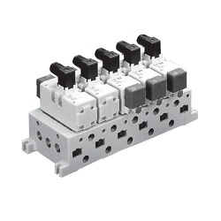 ISO standard compliant solenoid valve VQ7-8 series manifold VV722-03R-06B