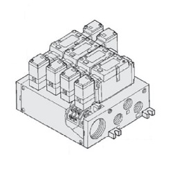 5-Wege-Magnetventile / vorgesteuert, steckbar/nicht steckbar, VFR3000 Ventilblock