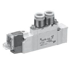 UL-konformes Produkt 3-Wege-Magnetventil mit direkter Verrohrung, Einzelgerät Serie SY300 / 500 30-SY513-5GS-C4-Q