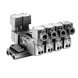 Explosion-proof 5-port pilot type solenoid valve 50-VFE3000 / 5000 series manifold 50-VV5FE3-30-05