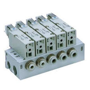 3 / 2-Wege-Elektromagnetventil, Flanschversion, Mehrfachanschlussplatte, Stecker-Set, VQZ100 / 200 / 300 Serie
