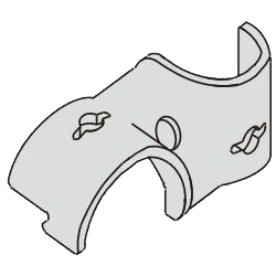 Metall-Verbindungsstück, Einzelposten / Komponente für Rohrrahmen NS-7 / NS-7N