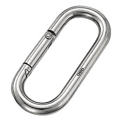 Ringverschluss "Kleiner Karabiner" (Edelstahl)