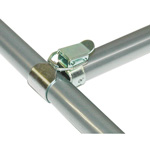 Konstruktionsteile, Rohrverbinder Metall mit Spannverschluss EF-2005A