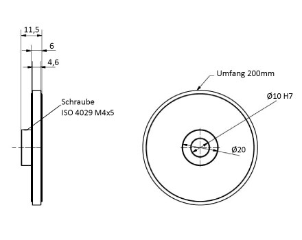 Measuring wheel 