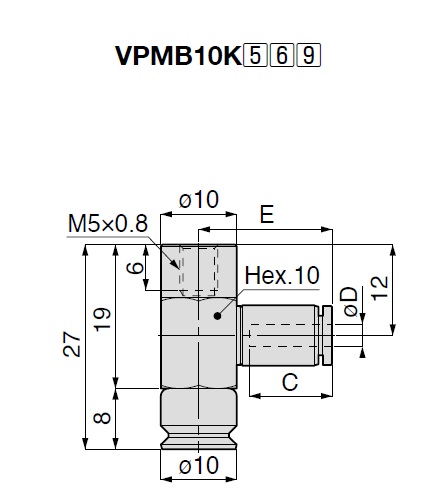 Saugnapf Slip klein Modell VPMB Steckanschluss