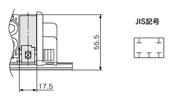 5-port solenoid valve SQ1000 / SQ2000 series manifold optional parts outline drawing 13