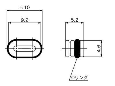 5-port solenoid valve SQ1000 / SQ2000 series manifold optional parts outline drawing 17